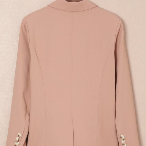 One-Button Flap Pocket Blazer - Picture 9 of 9